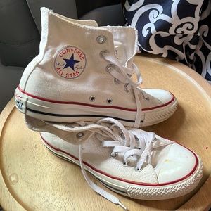 High top converse ( worn )